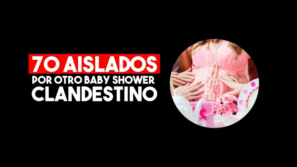 Otro baby shower clandestino, esta vez en Alberti