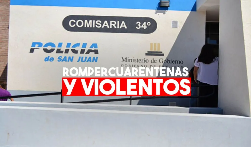 Un menor de edad golpeó a un policía y rompió un patrullero