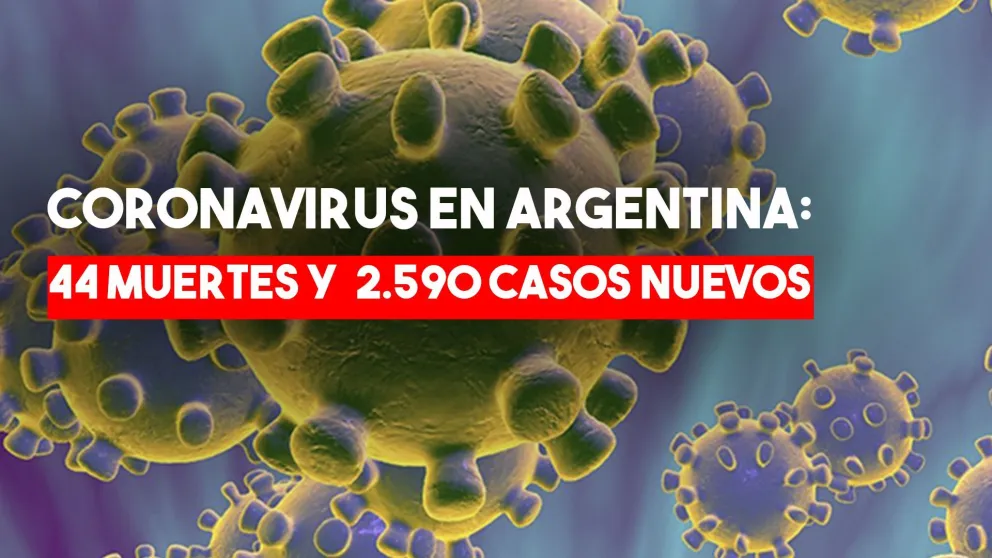 Argentina: 44 muertes en las últimas 24 horas
