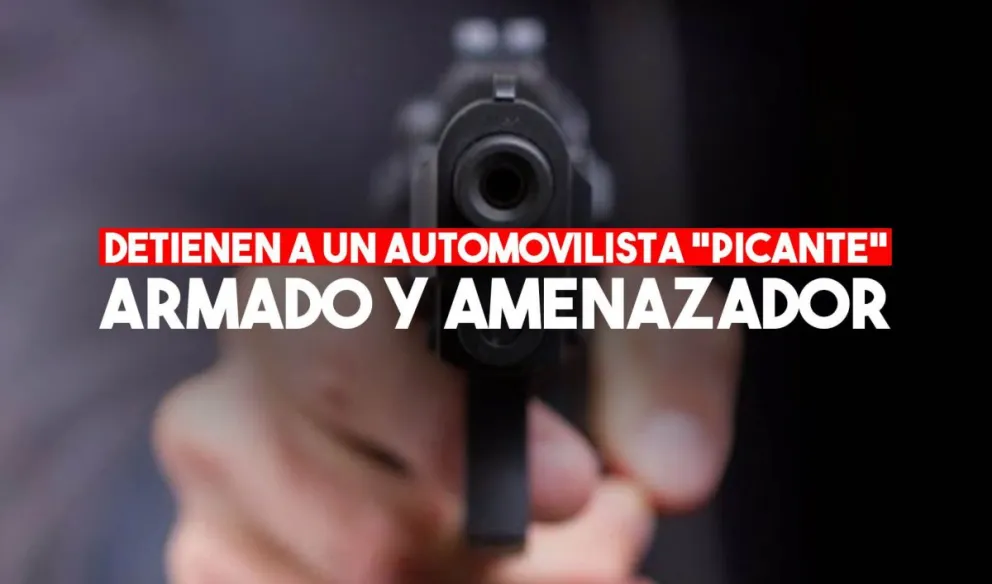 Detienen a un hombre que armado amenazó a un joven de 22 años