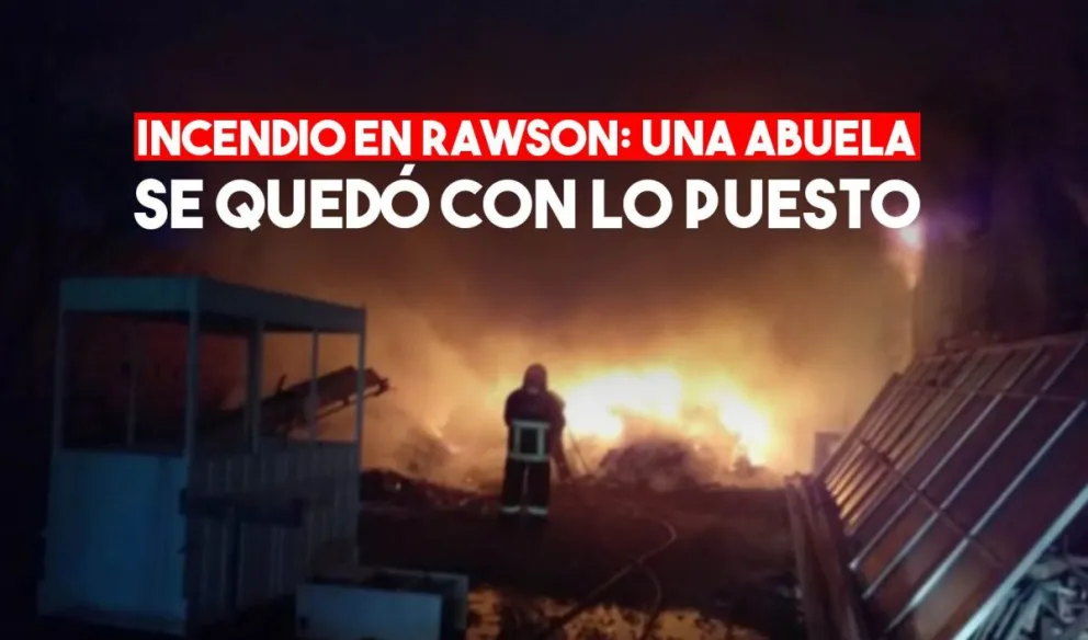Rawson: pérdidas totales en una vivienda por un incendio