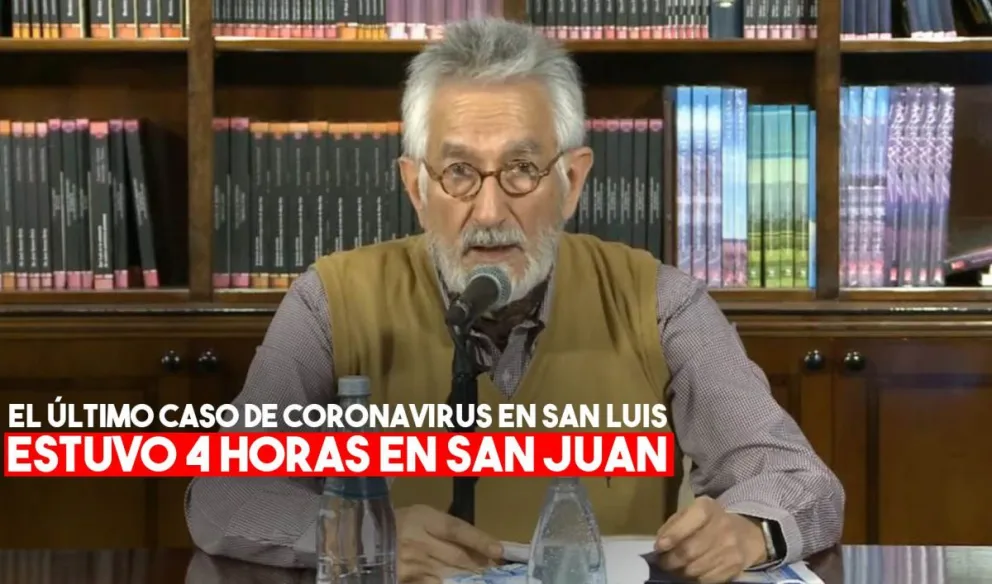 Difunden la identidad del último caso en San Luis que estuvo en San juan y Córdoba