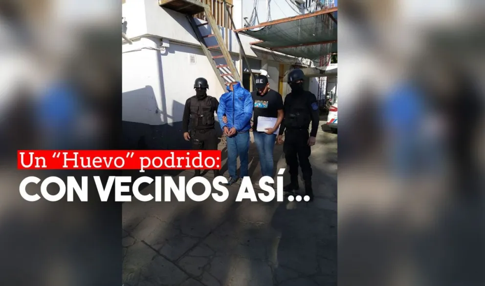 Detuvieron al “Huevo” por acuchillar a su vecino