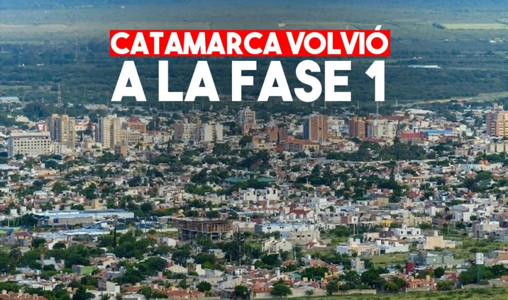 Catamarca vuelve a la fase 1