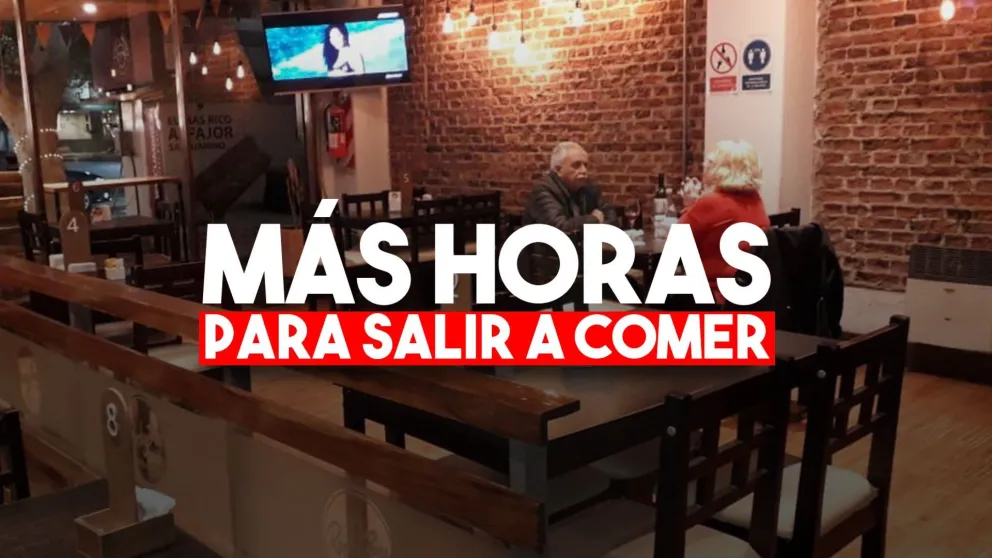 Desde hoy, los locales gastronómicos podrán abrir hasta la una de la madrugada