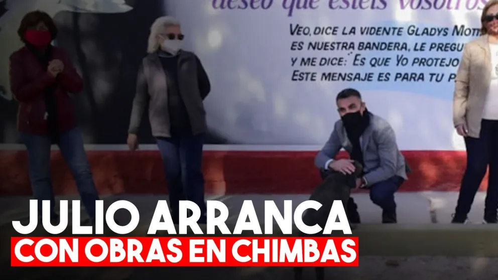 Chimbas arrancó julio con nuevas obras
