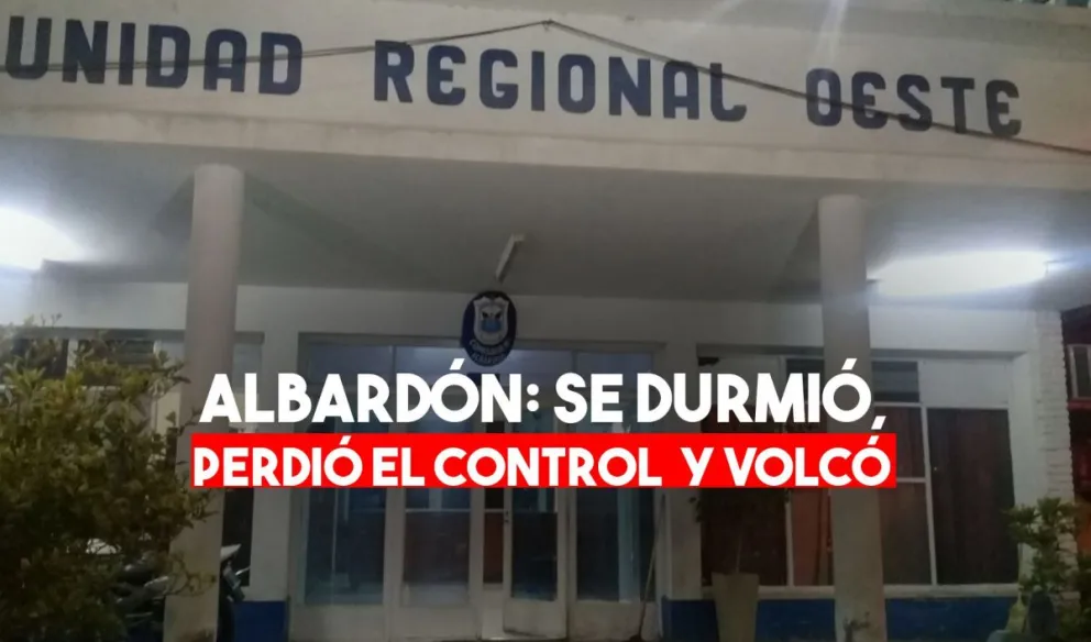 Se salvó de milagro tras volcar en su vehículo en la Ruta 40