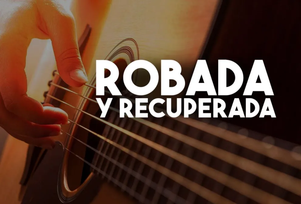Recuperaron una guitarra robada, valuada en $50 mil