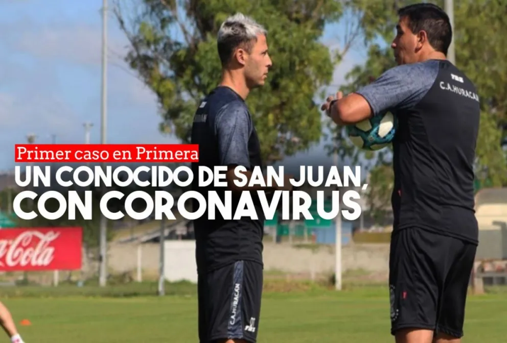 Jugó en San Martín y hoy es ayudante de campo en Huracán: tiene coronavirus