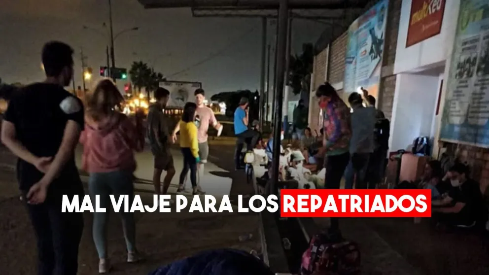 Tras una falla en el micro, quedaron varadas en Buenos Aires más de 30 repatriados