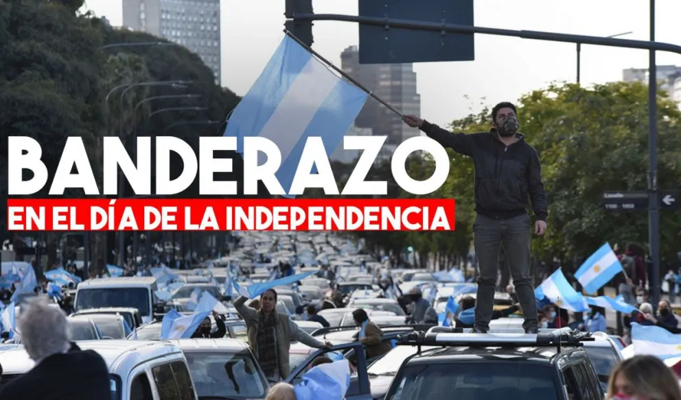 Banderazo en todo el país "en defensa de las libertades"