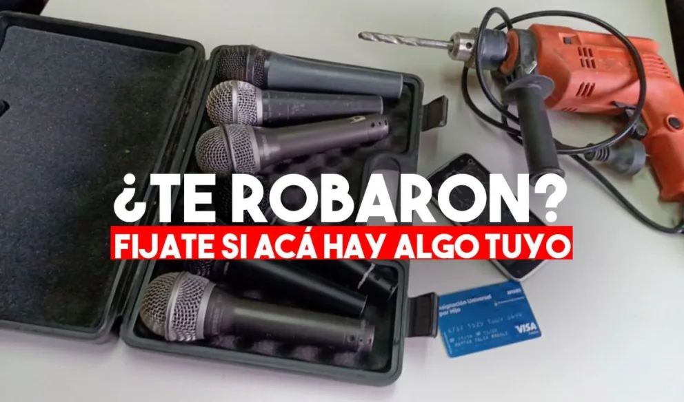 Se realizaron allanamientos y encontraron elementos robados