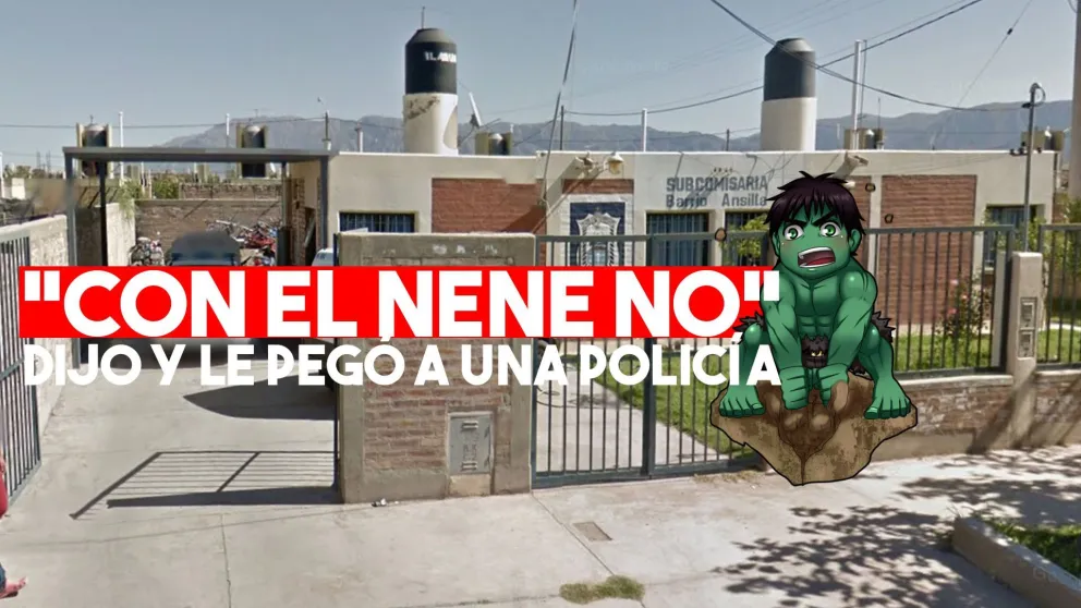 Una madre "defendió" a su hijo golpeando a una policía