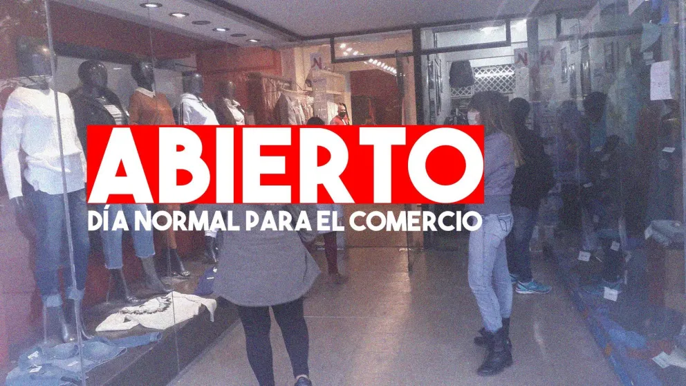 Actividad normal en el comercio sanjuanino