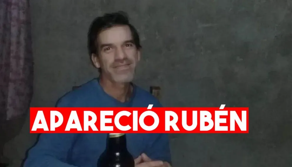 Tras diez días de búsqueda, apareció Ruben