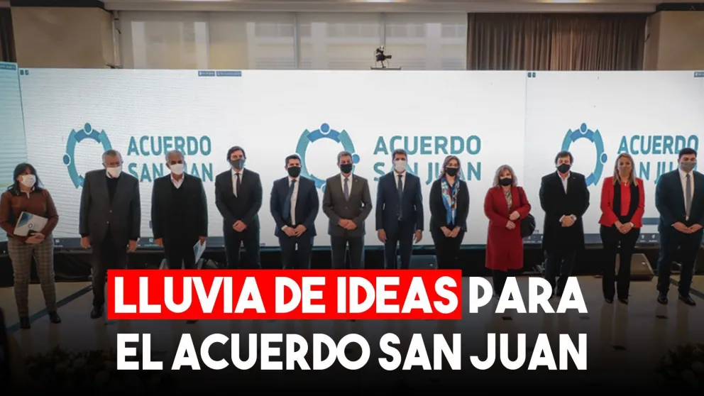 Abren la convocatoria de ideas para el Acuerdo San Juan