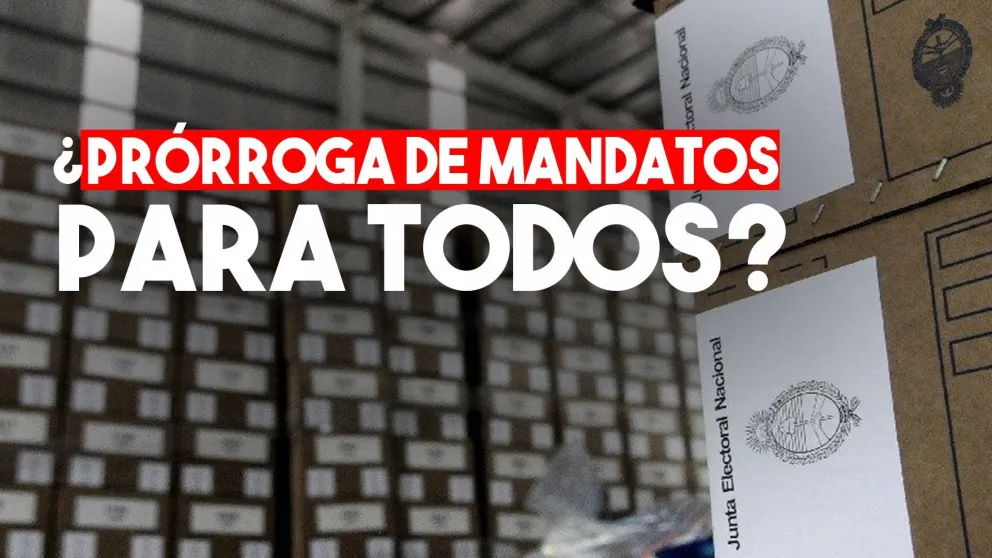 Para las instituciones que deban renovar autoridades habrá prorroga de mandatos