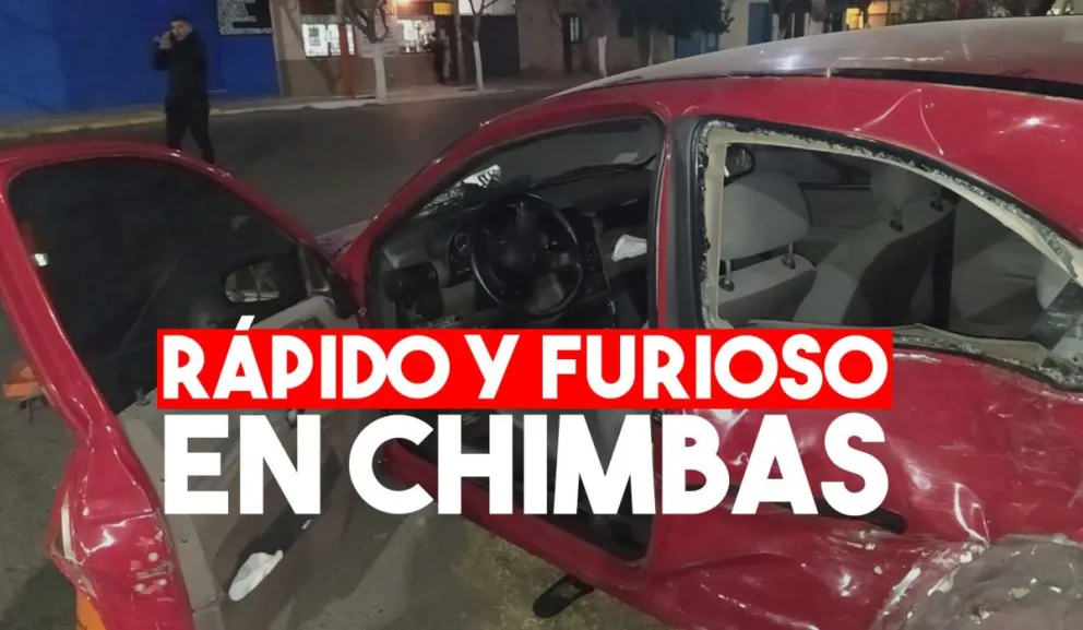 Por evadir a la policía chocó contra un auto y se dio a la fuga