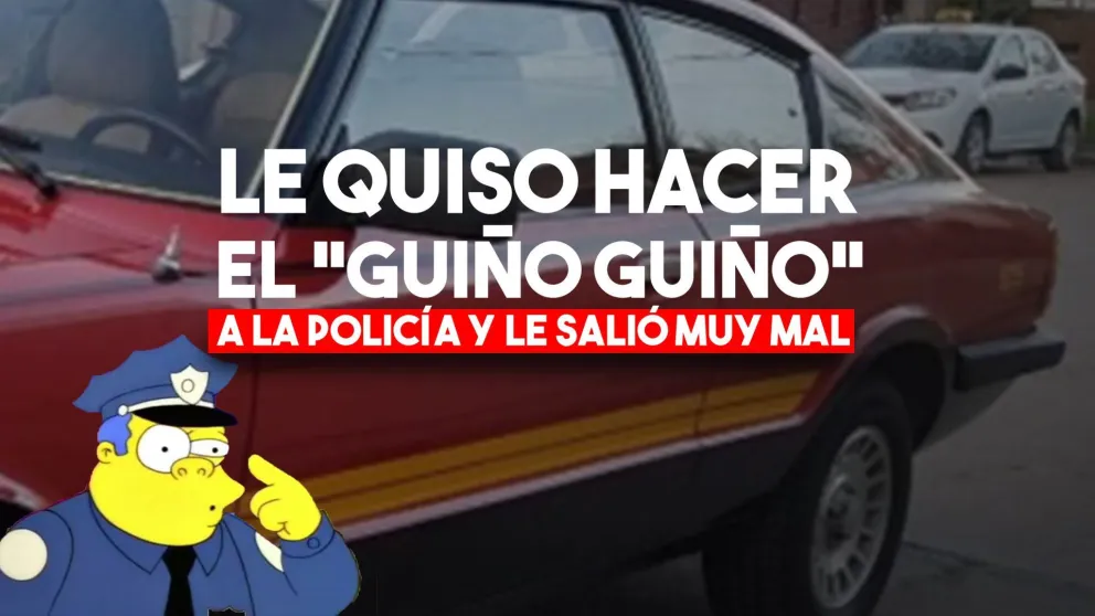 Intentó sobornar a la Policía y terminó detenido