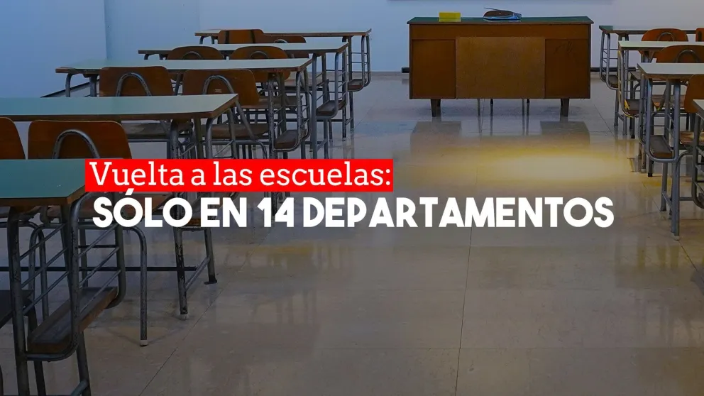 Vuelta a las aulas: sería el 10 de agosto en 14 departamentos de la provincia