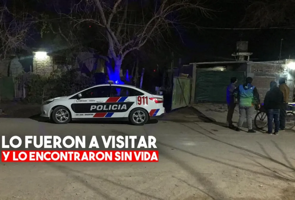 Caucete: encontraron a una persona muerta en su casa