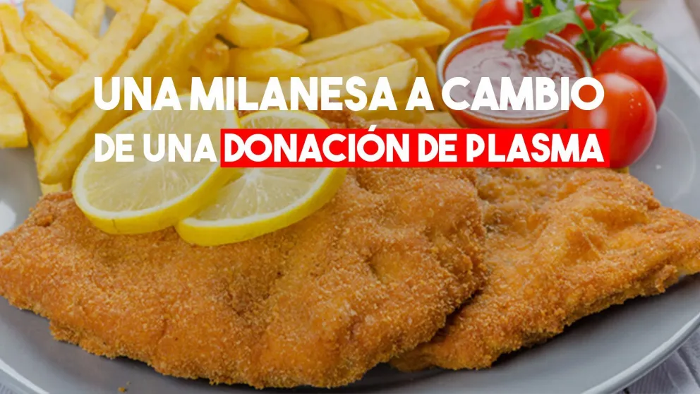 Una rotisería de La Plata regala milanesas a quienes donan plasma