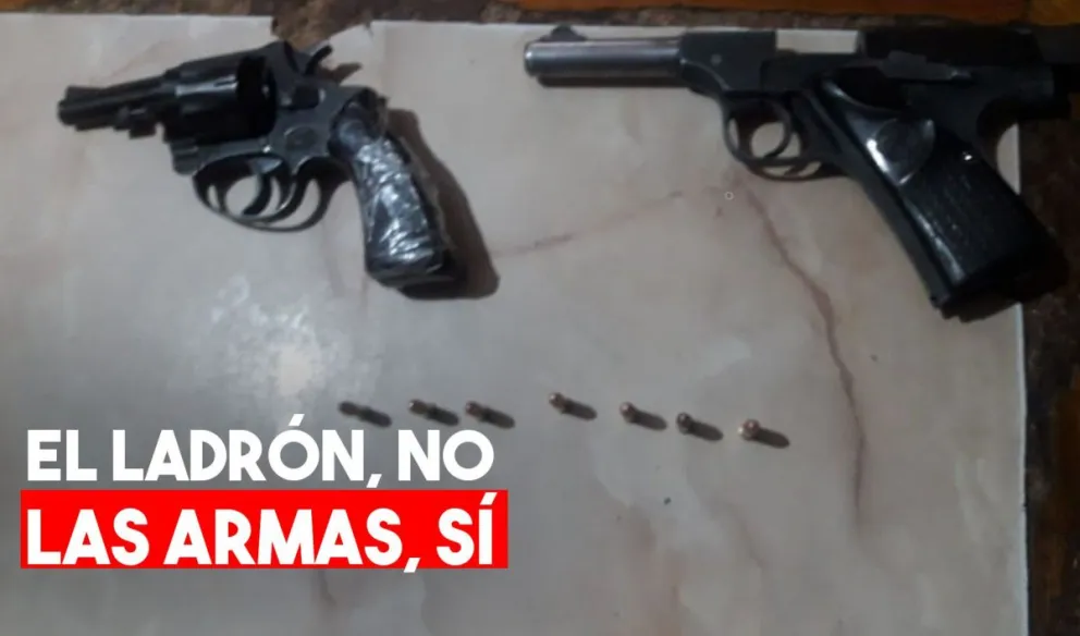 En allanamientos, hallaron las armas que utilizaron en un violento robo