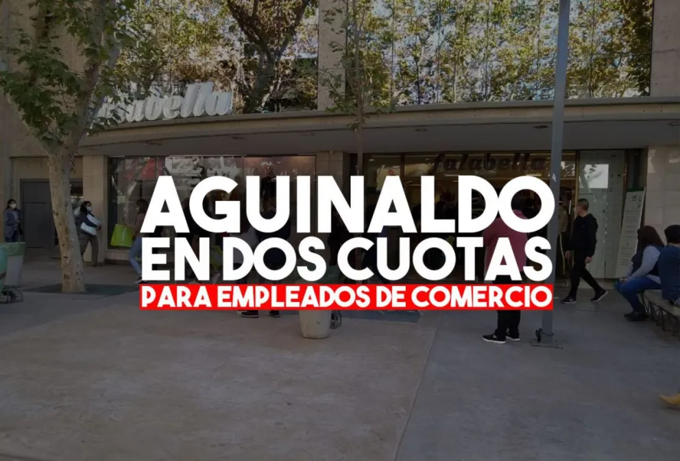 Acordaron que algunos comerciantes paguen el aguinaldo en dos cuotas