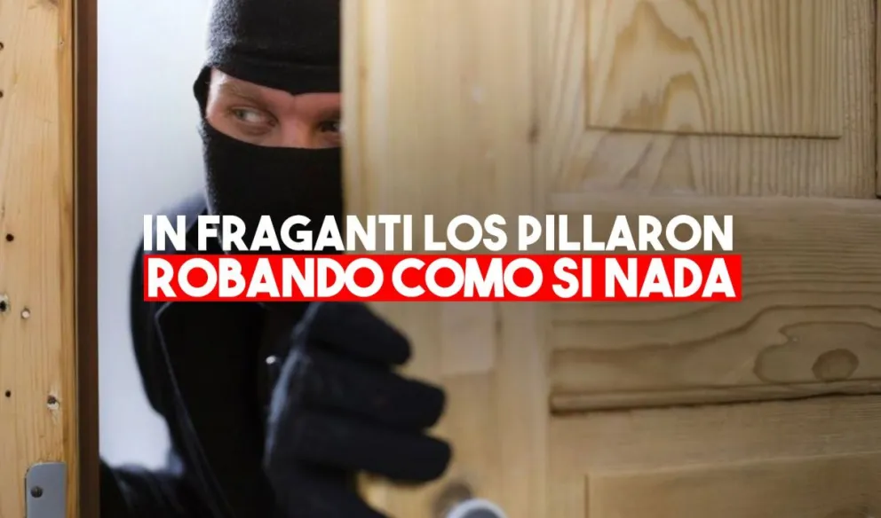 Detienen a dos jóvenes que desvalijaban una casa en Rivadavia