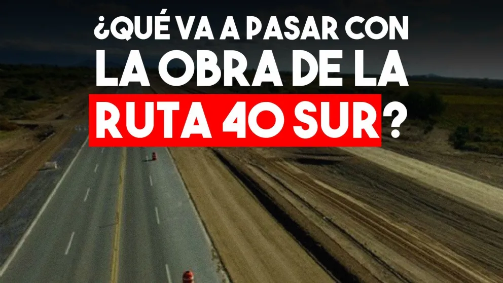 Esperan poder relicitar las obras de la Ruta 40 Sur