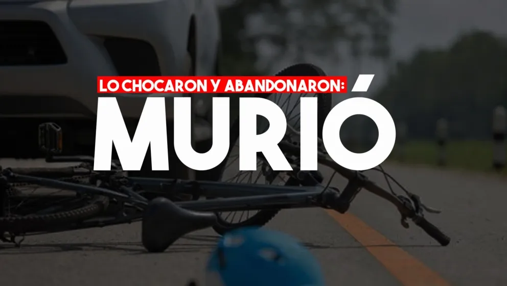 Iba en bicicleta, lo chocaron y murió: el conductor lo abandonó