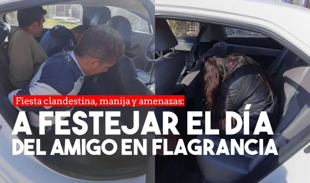 Fiesta clandestina, amenazas y detenidos en Chimbas