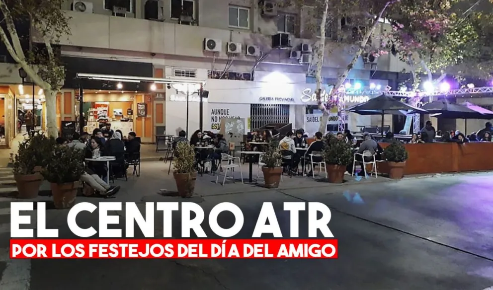 Día del Amigo: bares y cafés llenos en el centro sanjuanino 