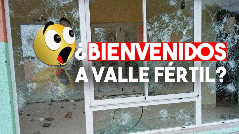 Apedrearon la oficina de Turismo de Valle Fértil