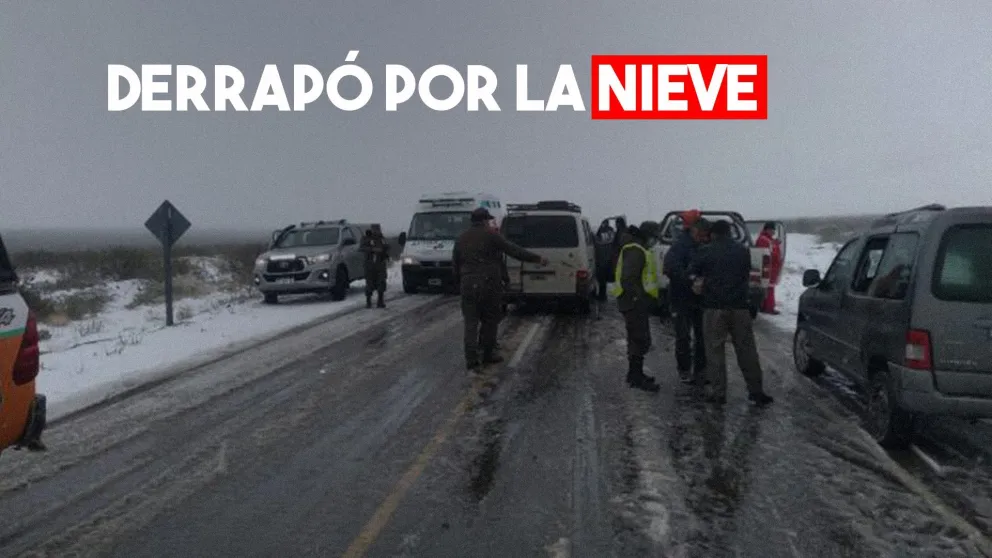 Por la nieve, cortaron la ruta hacia El Colorado