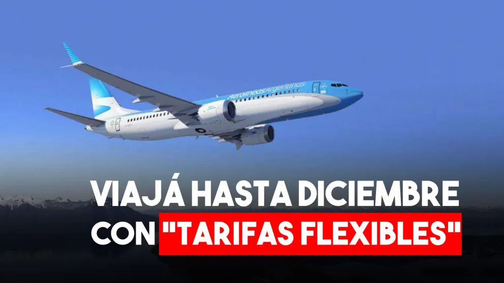 Aerolíneas Argentina presentó sus "tarifas flexibles"