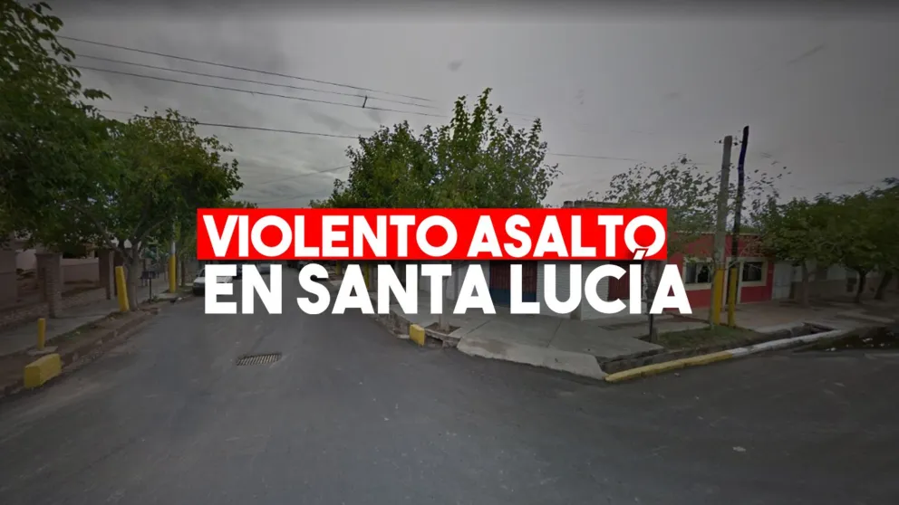 Un hombre sufrió un violento asalto en Santa Lucía