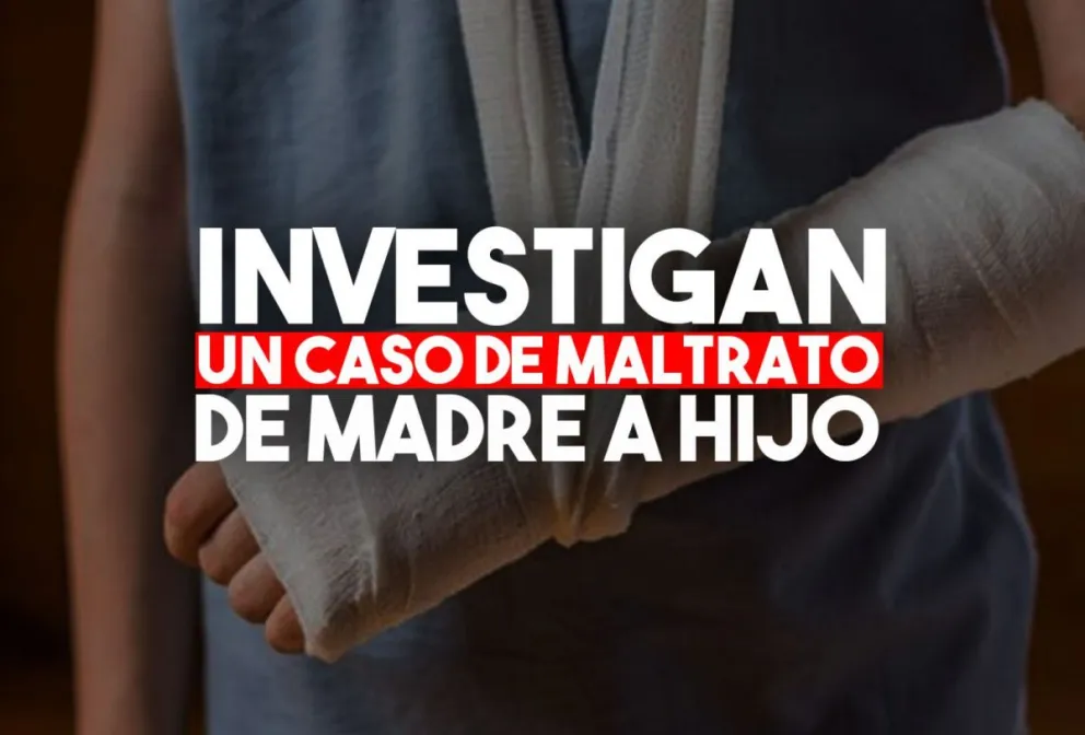 Investigan si una mujer le quebró el brazo a su propio hijo