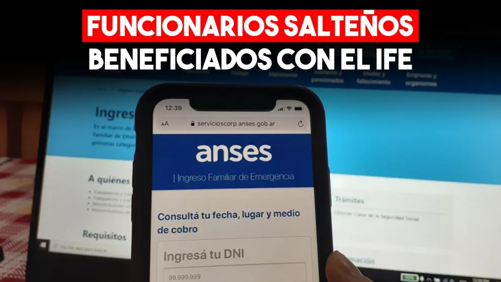 Funcionarios de Salta habrían cobrado el IFE