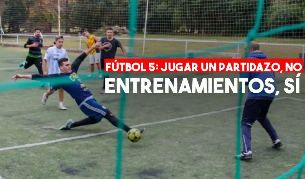 Las escuelas de fútbol 5 podrán comenzar a dar clases