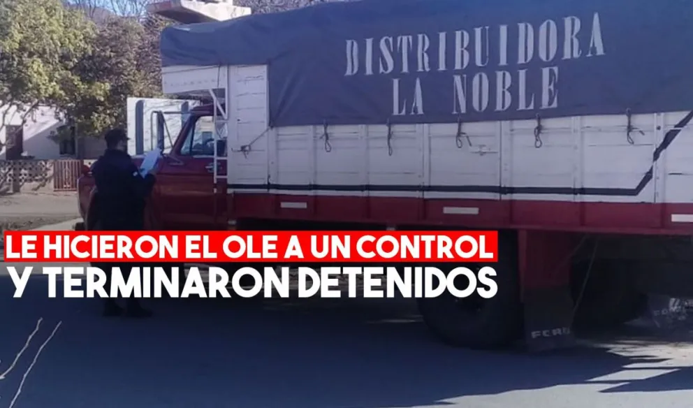 Un camionero, su hijo y un menor detenidos por eludir los controles en San Juan