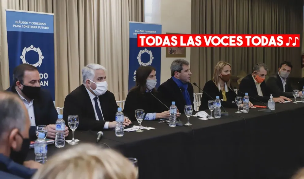 Con 370 propuestas, terminó la etapa de las mesas sectoriales del Acuerdo San Juan