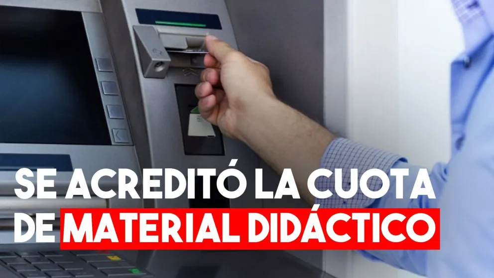 Docentes: Ya se puede retirar el dinero de Material Didáctico