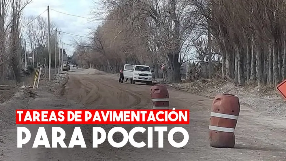 Pavimentarán la calle 12 en Pocito