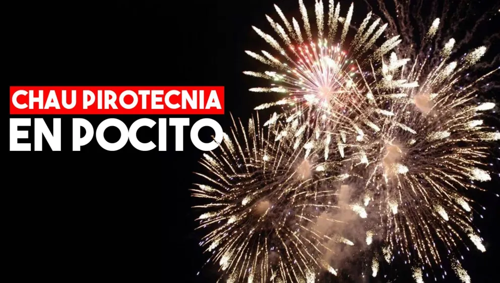 Pocito prohibió la venta ambulante de pirotecnia