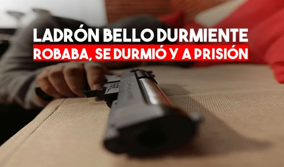 Entró a robar a una vivienda pero se durmió y fue detenido