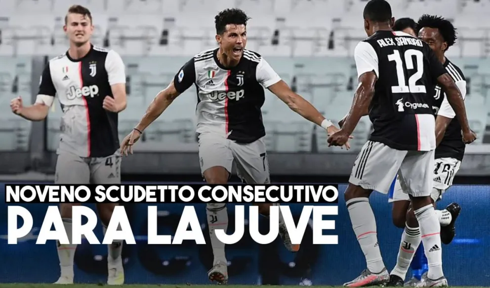 Juventus se consagró campeón en Italia por novena vez consecutiva