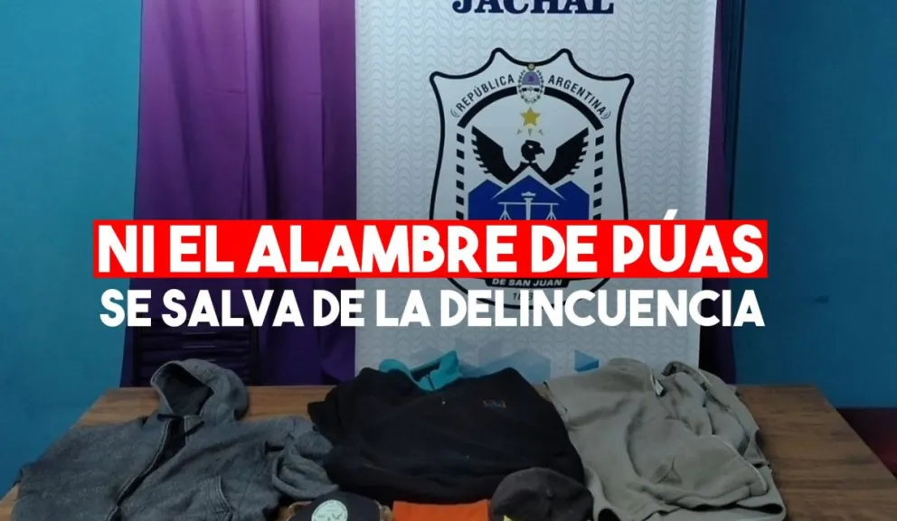 Cayeron dos roba-alambres en Jáchal