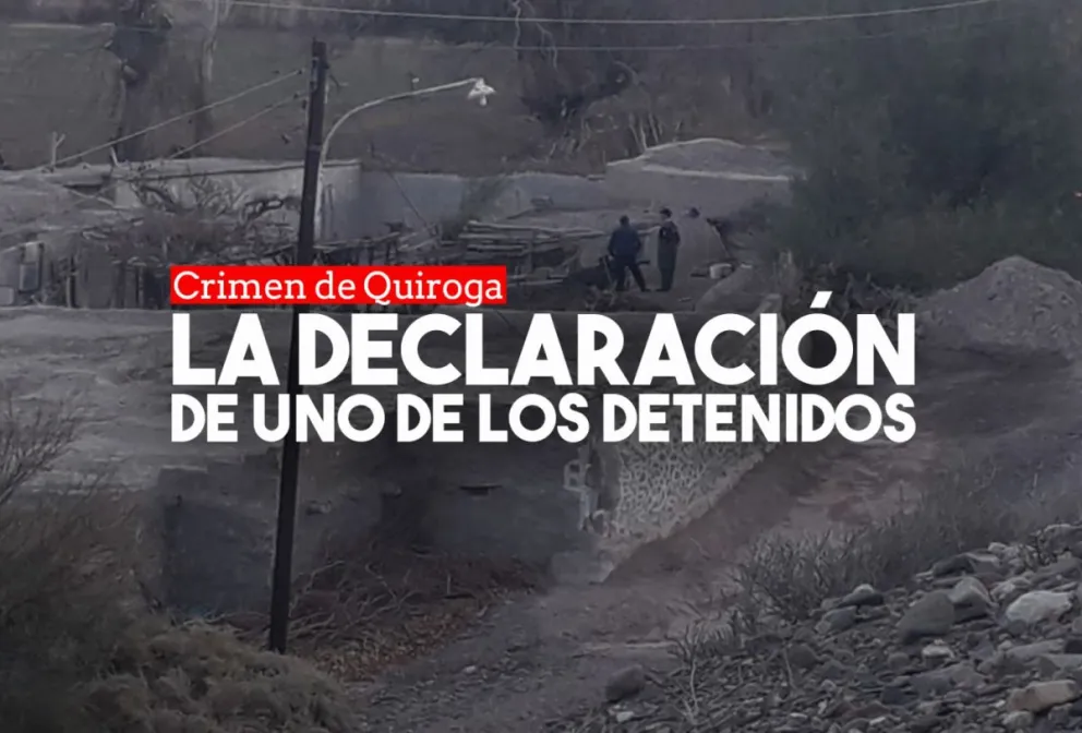 En su declaración por el crimen de Quiroga, el detenido acusó a su pareja y dijo que sólo la encubrió