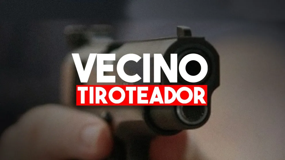 Discutió con el vecino y le pegó un tiro en el cuello